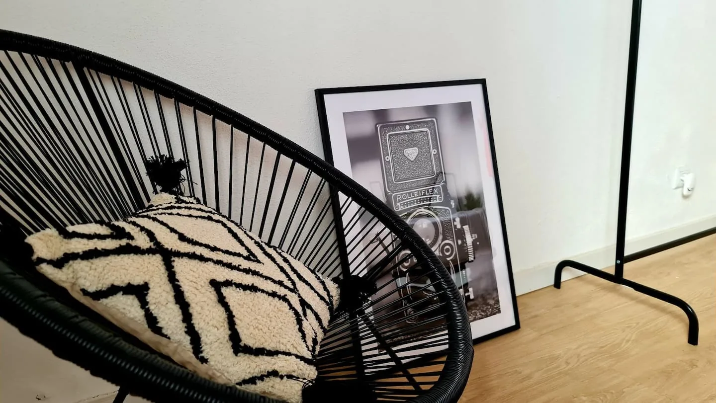 Sala de estar luminosa