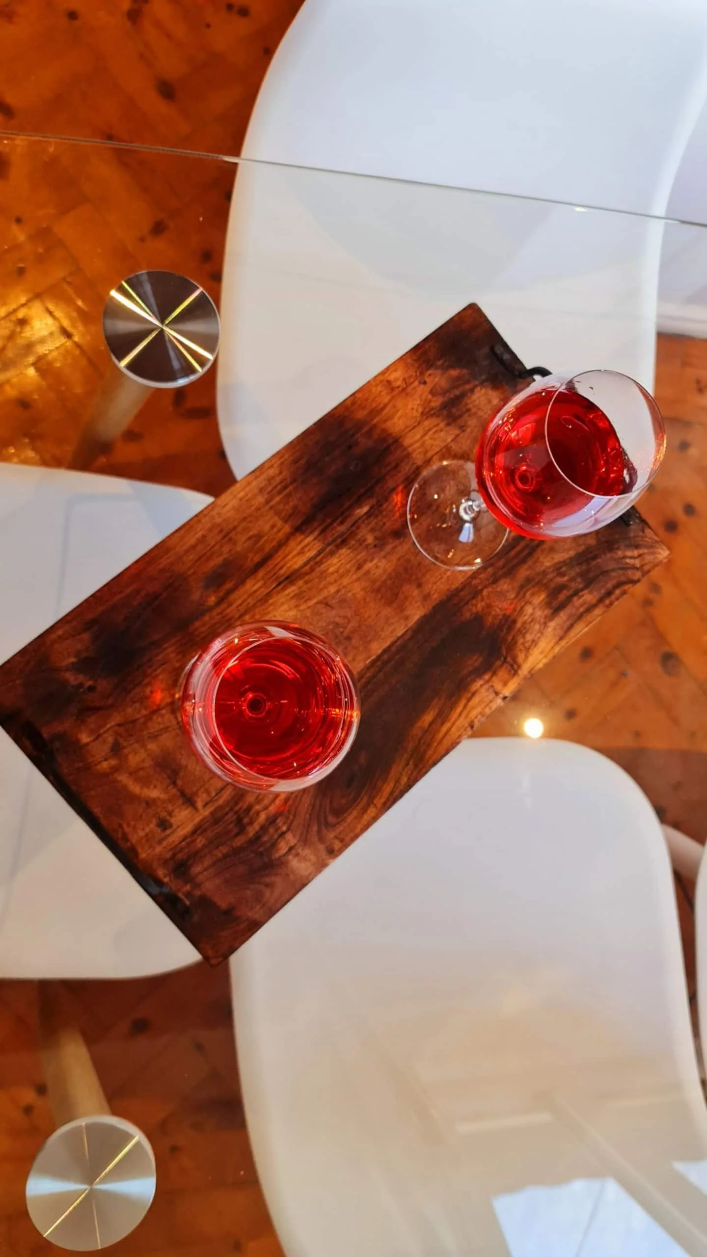 Detalhe da cozinha em madeira